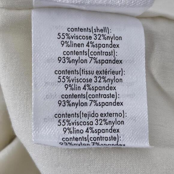 2/$50 WeWoreWhat Antique White Vintage Roses Lace Peplum Corset Dress Size 2 - Picture 7 of 9